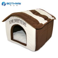 Wholesale soft funny plush cotton indoor pet dog house