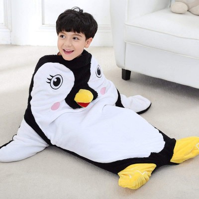 Wholelsale Kids Summer Sleeping Blanket Soft Penguin Blanket