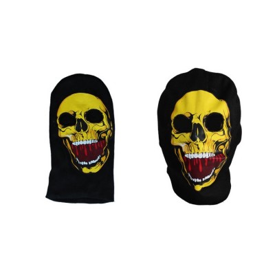 New Halloween Scary Skull Black Face Mask For Halloween Party