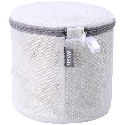 wholesale gift promotion logo mesh net lingerie laundry bag eco friendly fabric polyester clothes protective washing bag